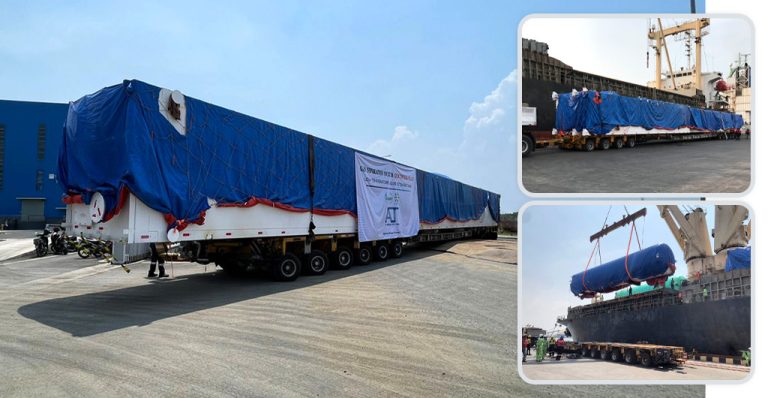 Kembali Mendapatkan Kepercayaan, ATT Logistics Semarang Sukses Kirim Mesin Raksasa dari China